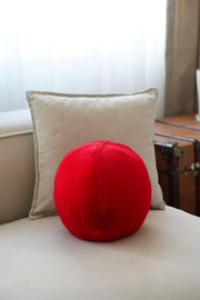 Almofada – 25 x 25 x 25 cm – Vermelho – Poliester Reciclado