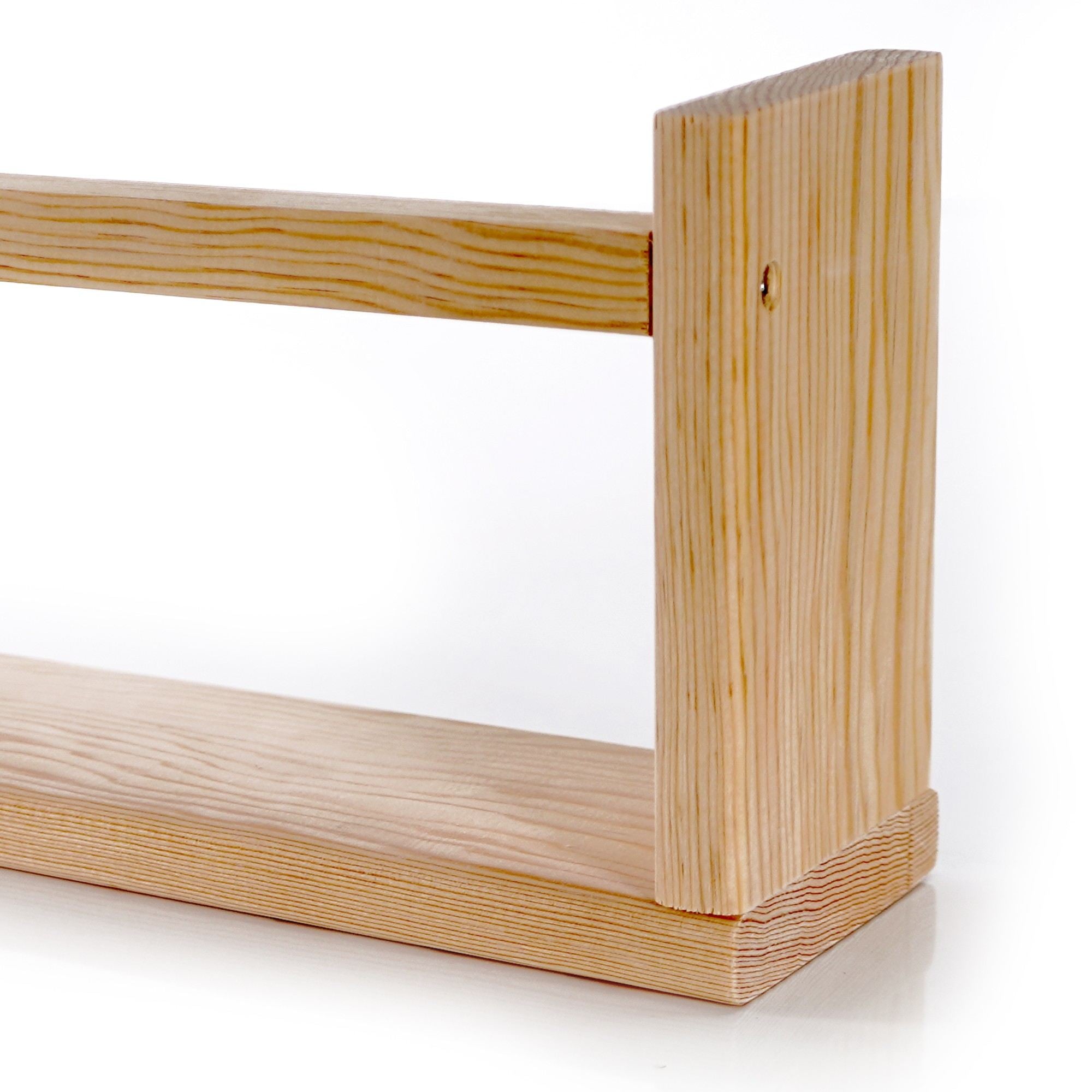 Prateleiras de Parede Oak - Pinho Maciço Premium (Set 2 Peças)
