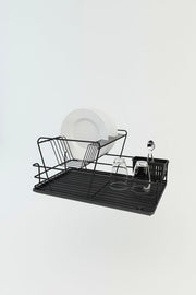 Escorredor de pratos – 47 x 32 x 24 cm – Preto – Metal