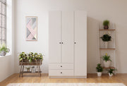 Guarda-roupa – 90cm x 180cm x 45cm – Branco fosco – Aglomerado