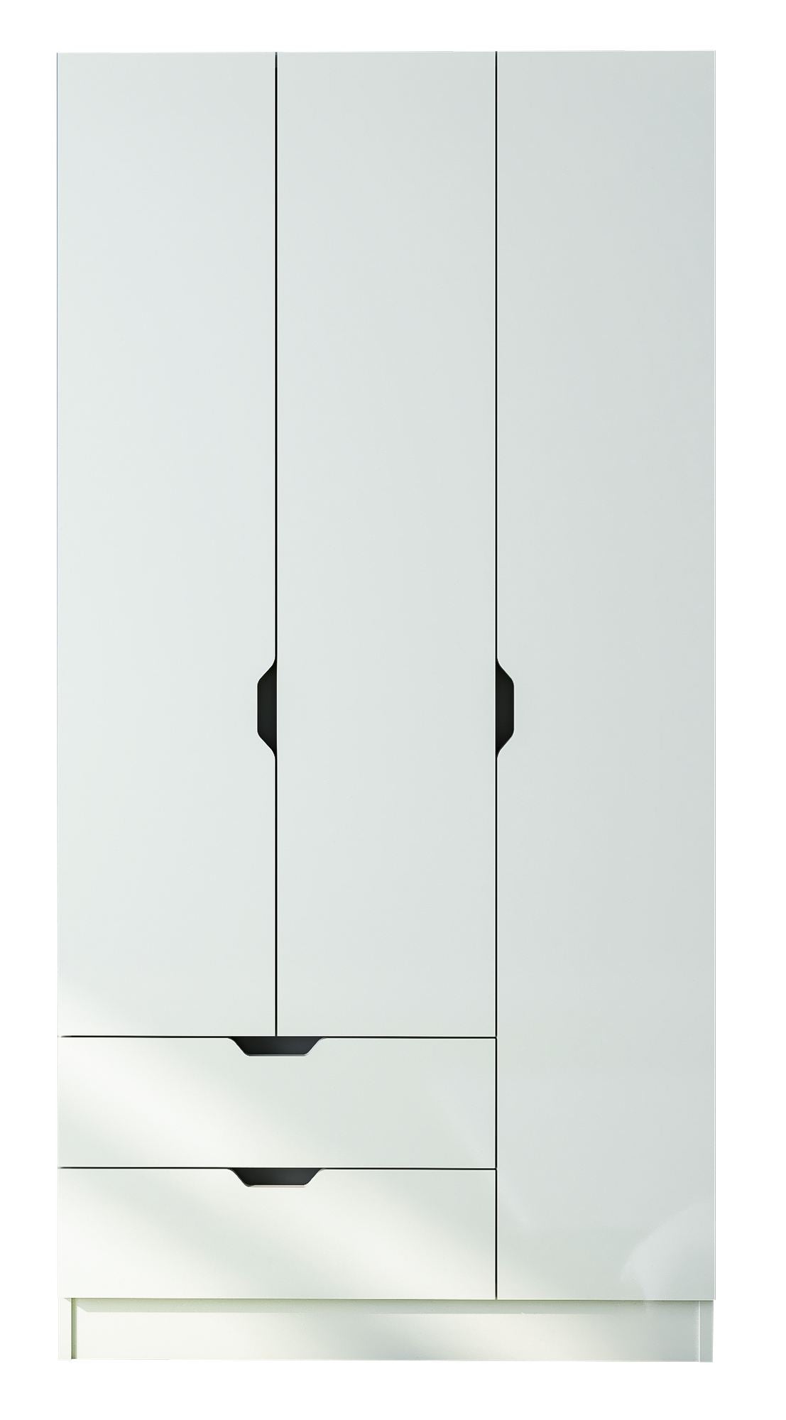 Guarda-roupa – 90cm x 180cm x 45cm – Branco Fosco – Aglomerado de Melamina