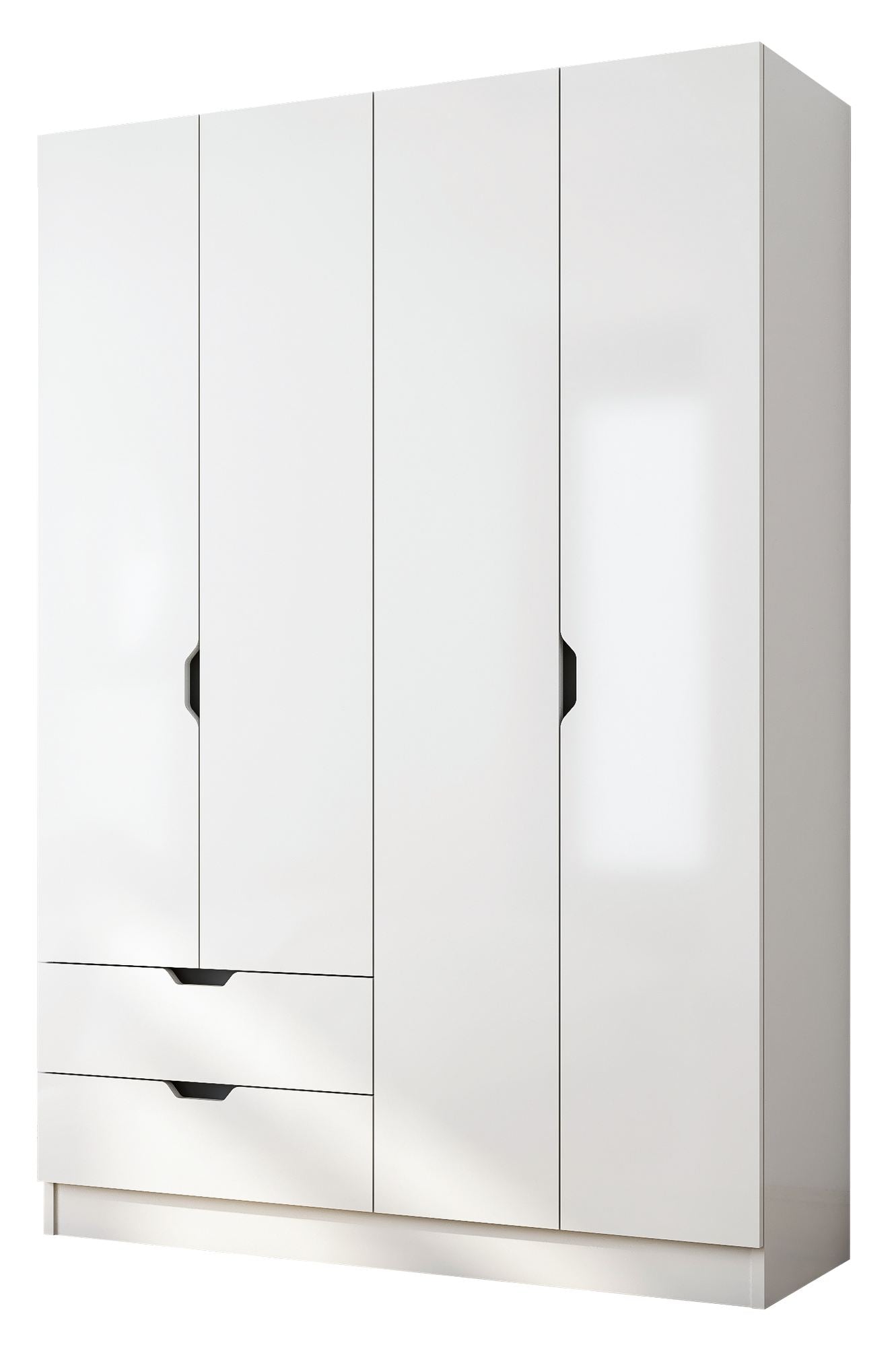 Guarda-roupa – 120cm x 180cm x 45cm – Branco Fosco – MDF