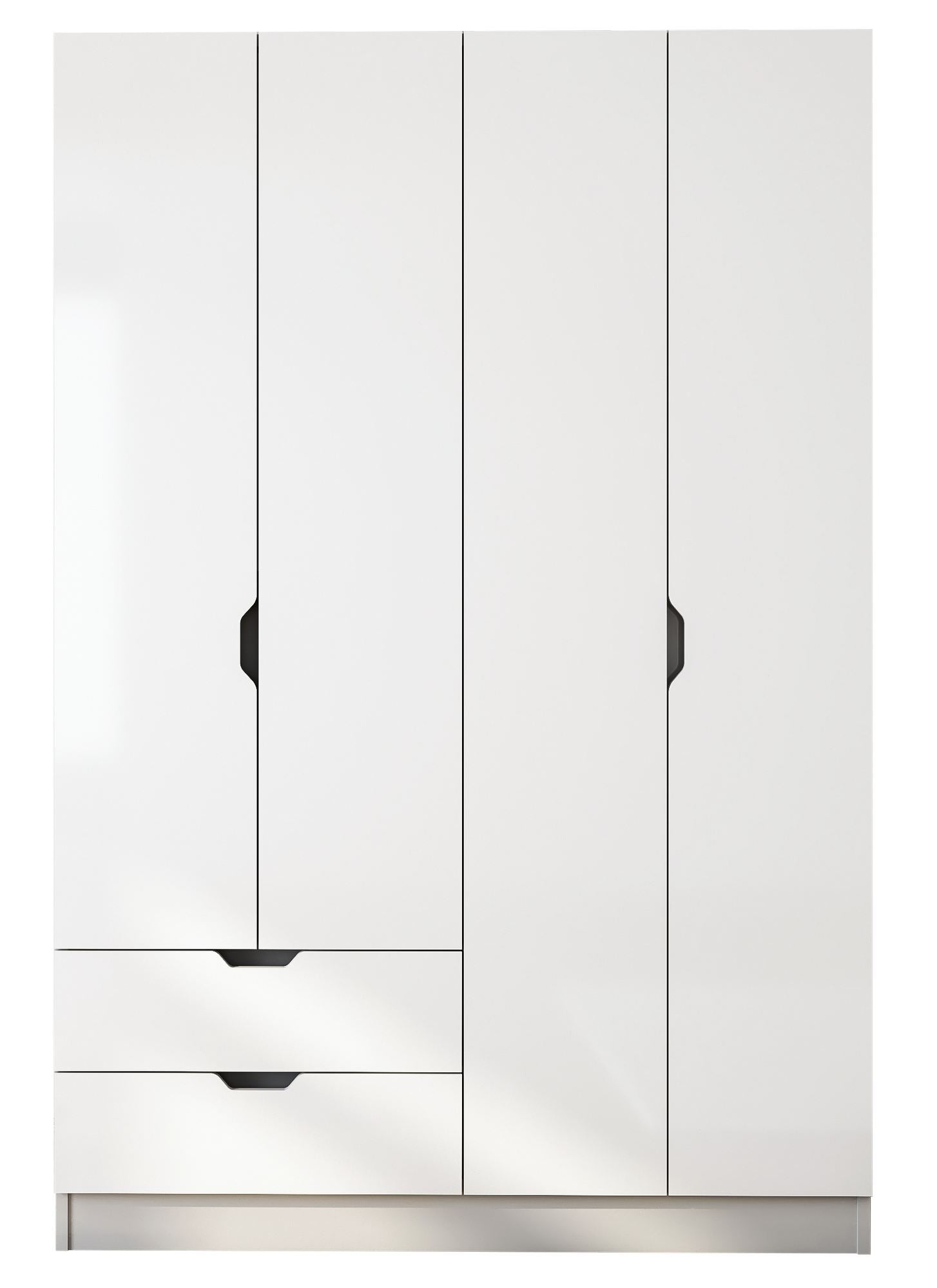 Guarda-roupa – 120cm x 180cm x 45cm – Branco Fosco – MDF