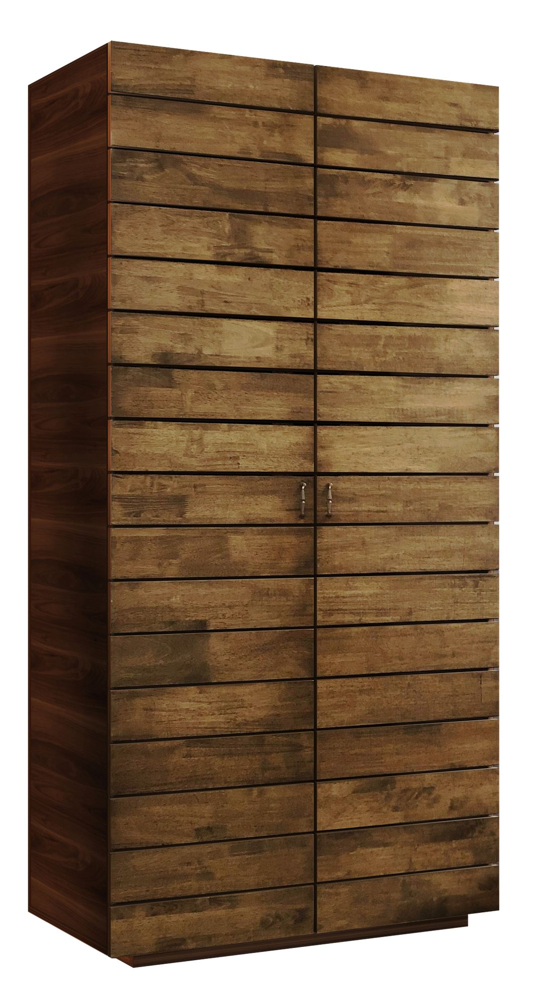 Guarda-roupa – 90 cm x 187 cm x 48 cm – Marrom – Aglomerado com melamina