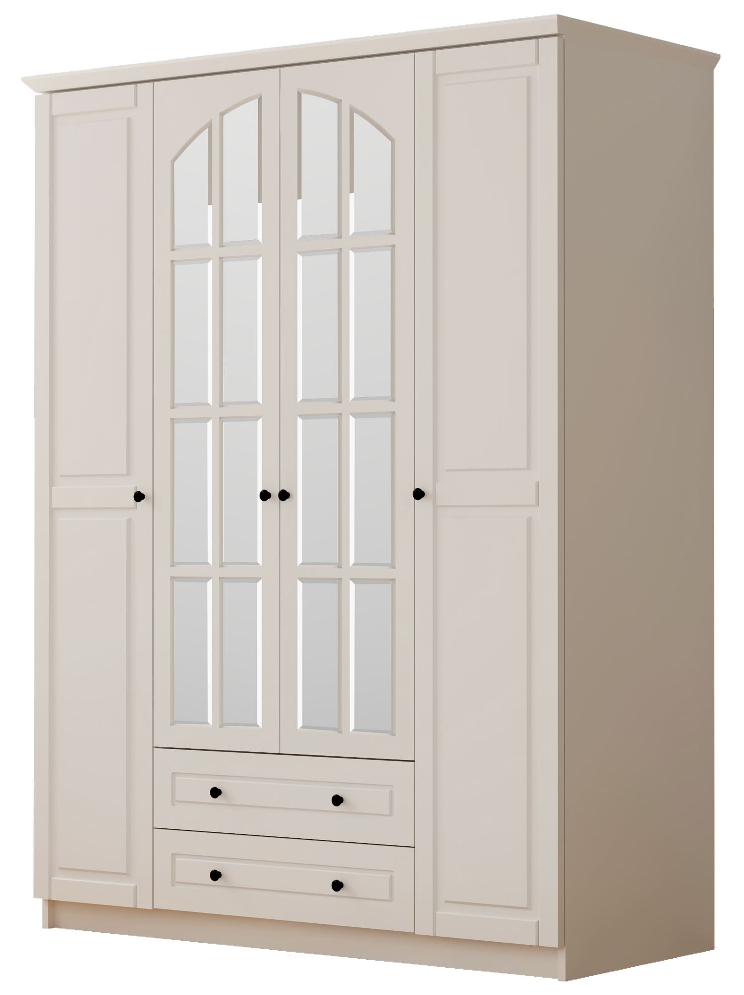 Guarda-roupa – 140 cm x 210 cm x 52 cm – Branco Fosco – Aglomerado