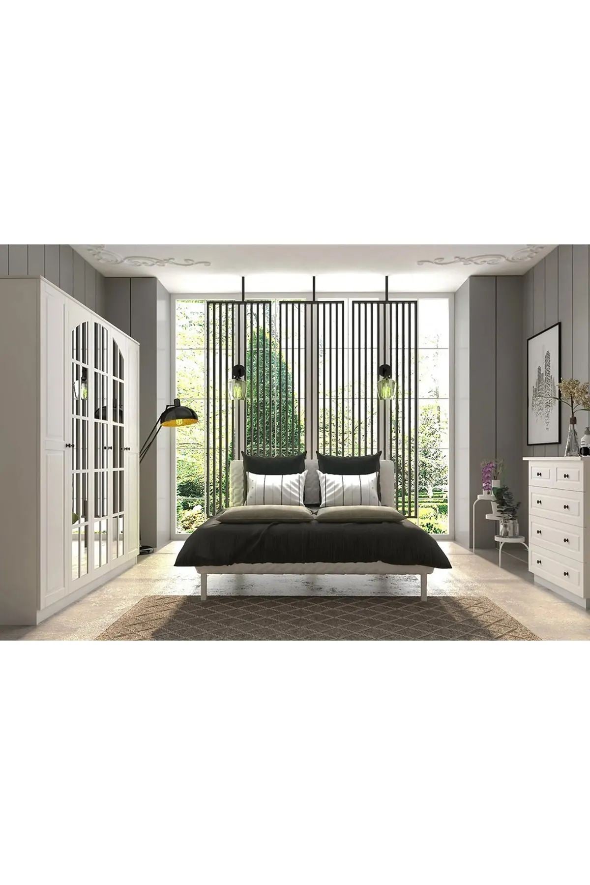 Guarda-roupa – 175 cm x 210 cm x 52 cm – Branco Fosco – Aglomerado