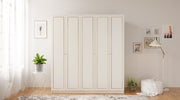 Guarda-roupa – 175 cm x 210 cm x 52 cm – Branco Fosco – Aglomerado