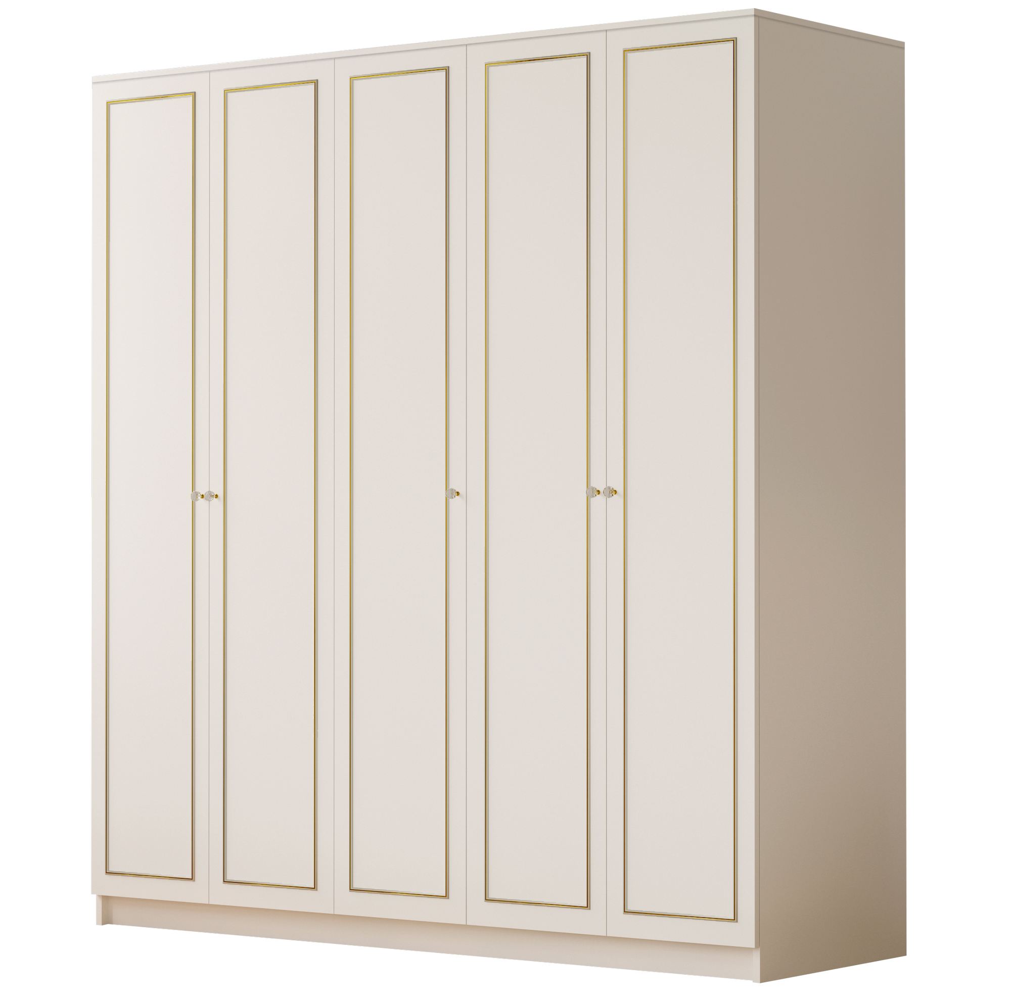 Guarda-roupa – 175 cm x 210 cm x 52 cm – Branco Fosco – Aglomerado