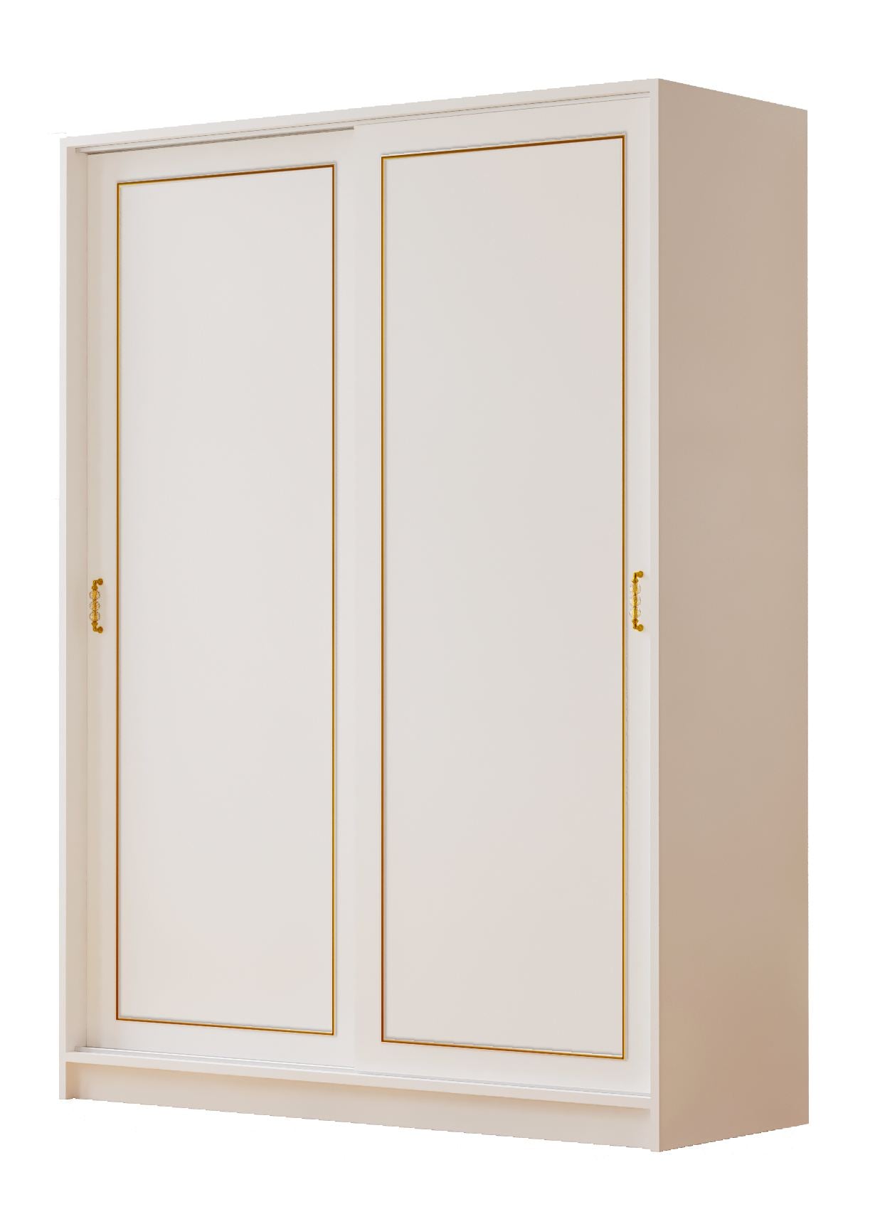 Guarda-roupa – 140cm x 190cm x 56cm – Branco Fosco – MDF