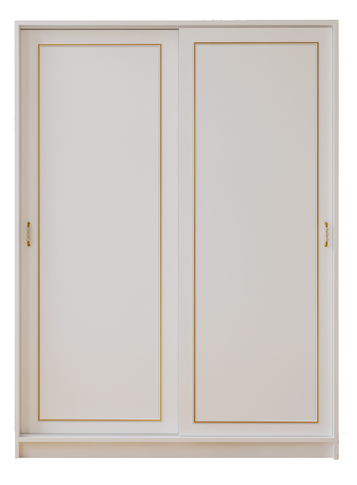 Guarda-roupa – 140cm x 190cm x 56cm – Branco Fosco – MDF