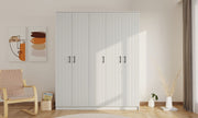 Guarda-roupa – 175x210x52 cm – Branco Fosco – MDF revestido de melamina
