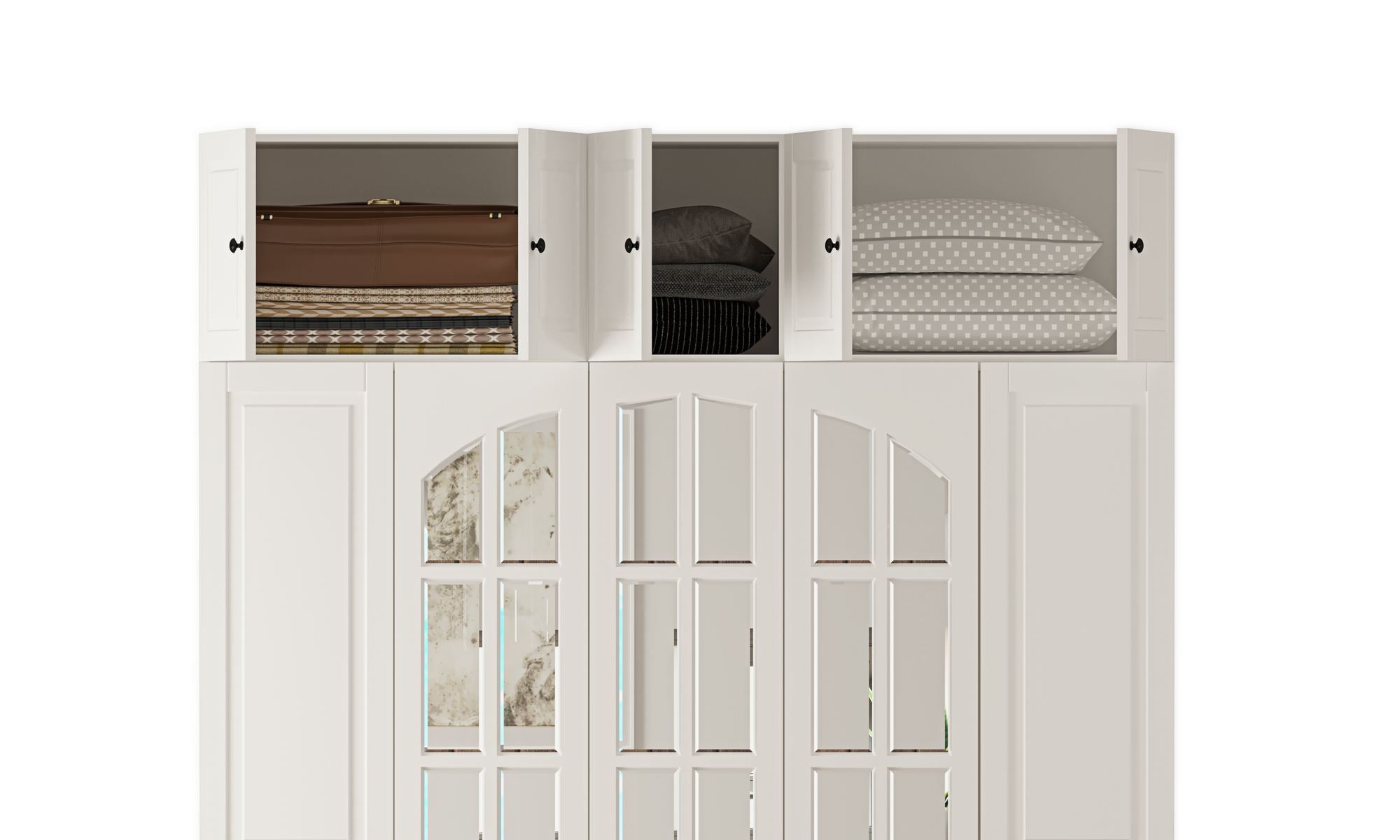 Guarda-roupa – 175 cm x 210 cm x 52 cm – Branco Fosco – Aglomerado de Melamina