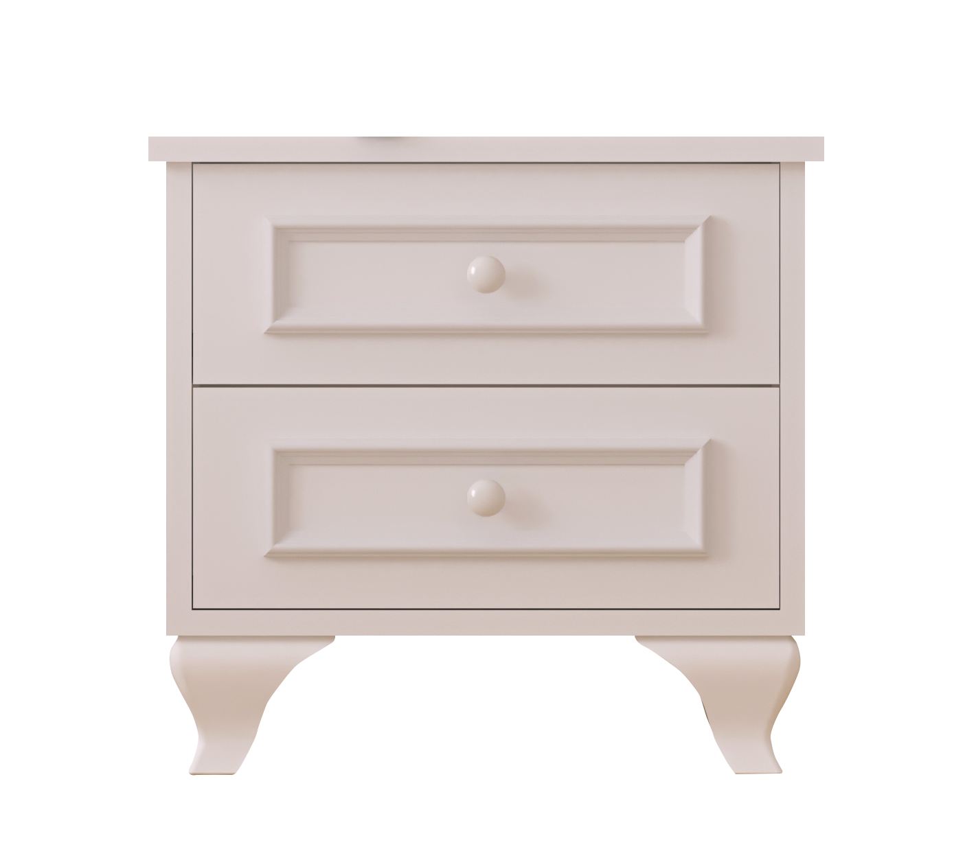 Mesa de Cabeceira – 45cm x 45cm x 40cm – Branco Fosco – Aglomerado