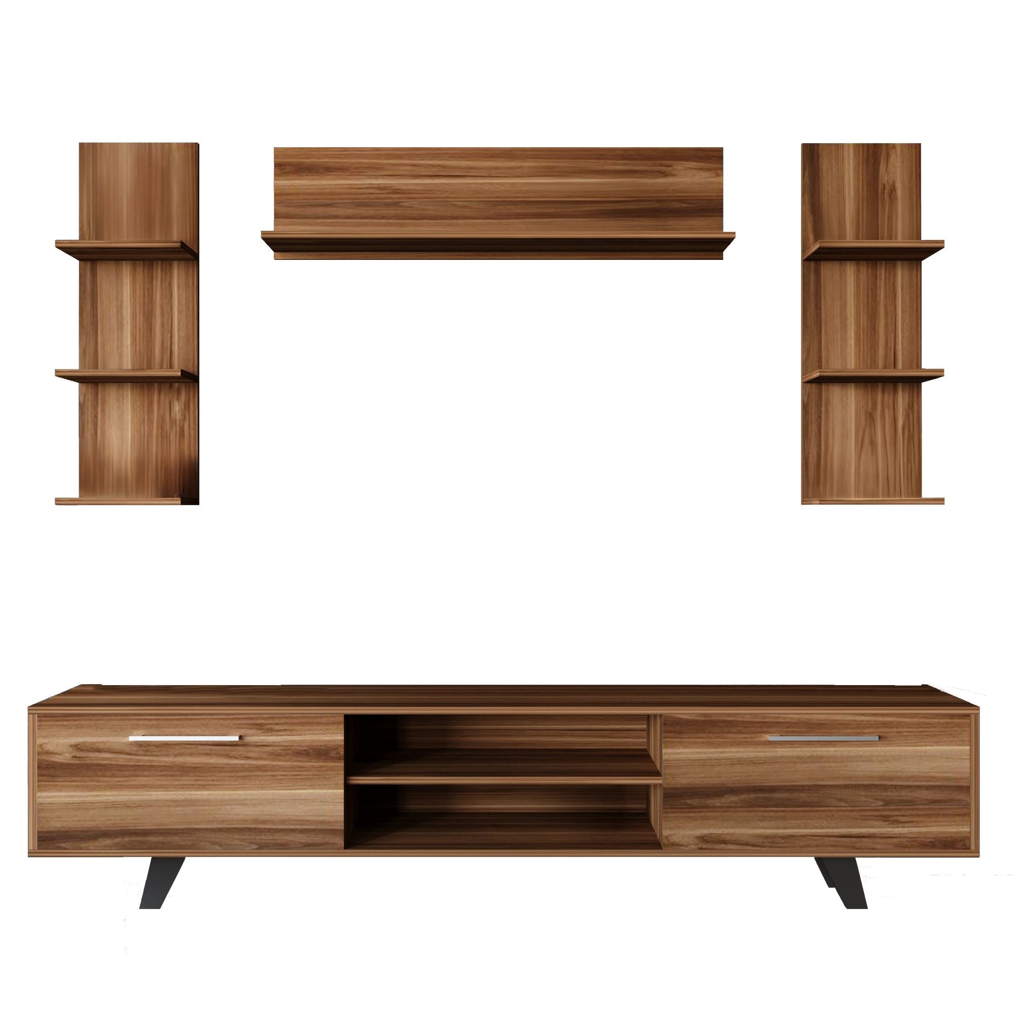 Móvel de TV – 180 cm x 45 cm x 40 cm – cor de madeira – aglomerado