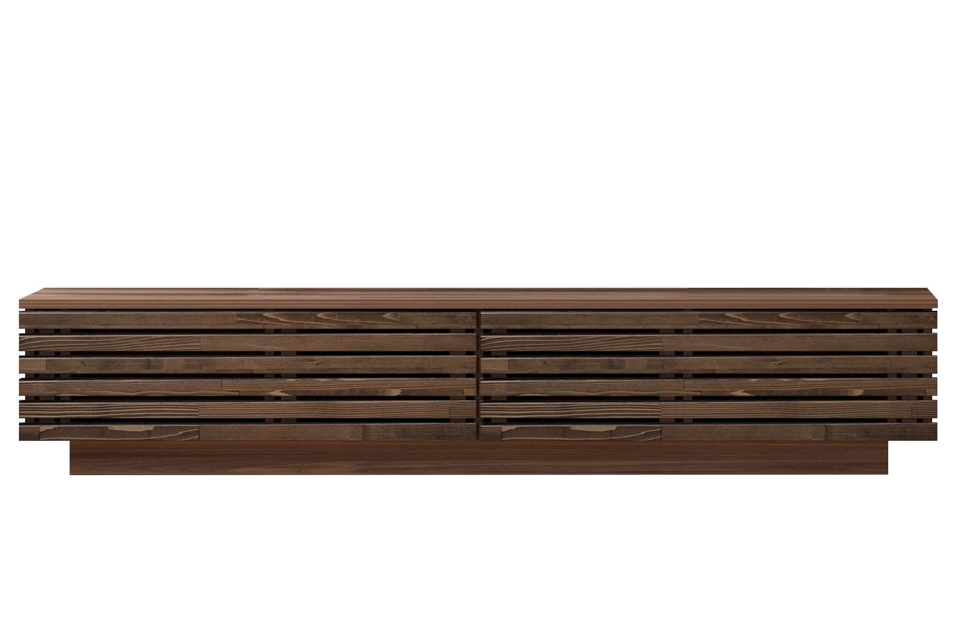 Móvel de TV – 180 cm x 35 cm x 40 cm – Cor de madeira – Carvalho