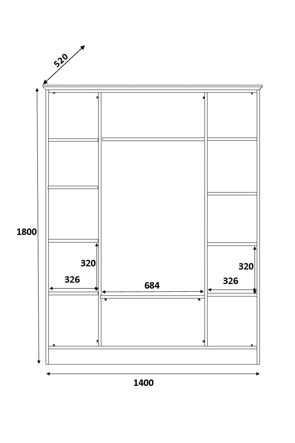 Conjunto de Quarto Jovem – Guarda-roupa 140x180x52cm, Cama 90x120x190cm, Mesa de Cabeceira 45x45x40cm – Branco Fosco – Aglomerado