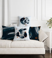 Conjunto de capa de almofada (4 peças) – 43 x 43 cm – Multicolorido – 50% Algodão / 50% Poliéster