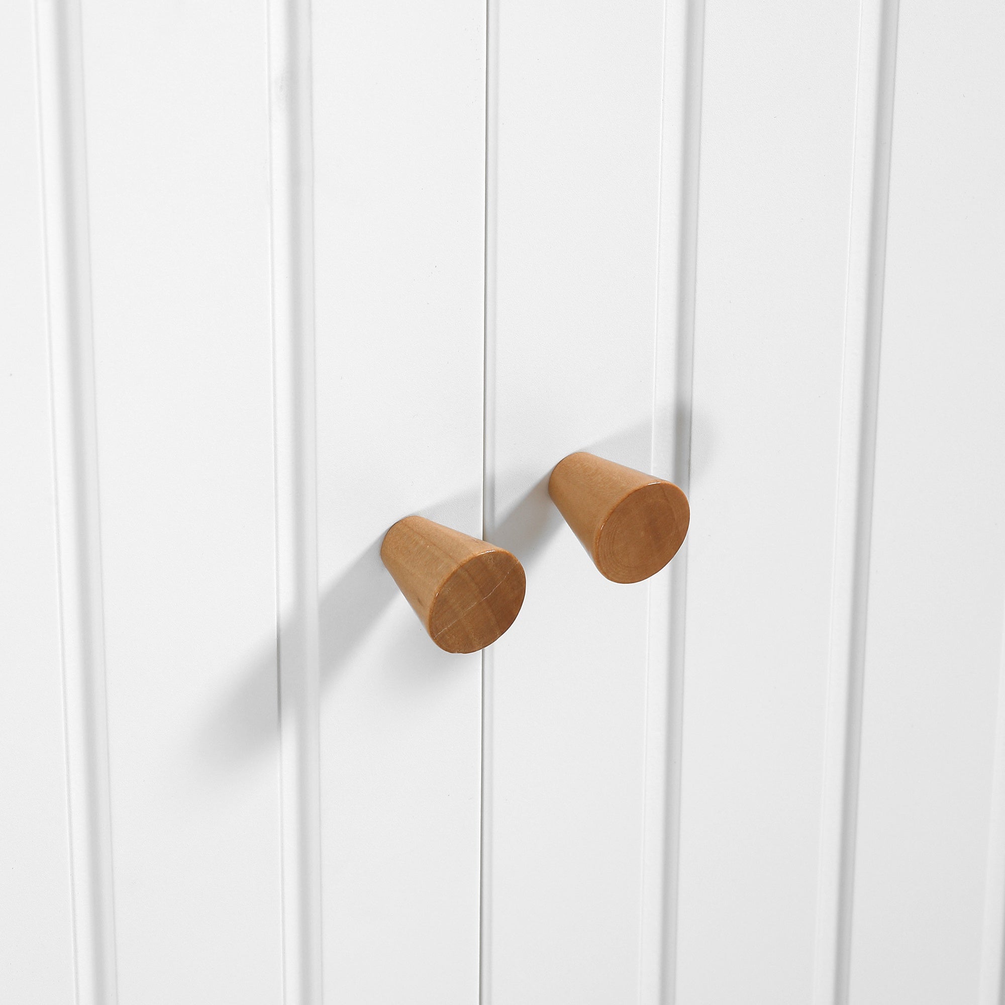 Sapateira – 60x33x100cm – Branco e Madeira