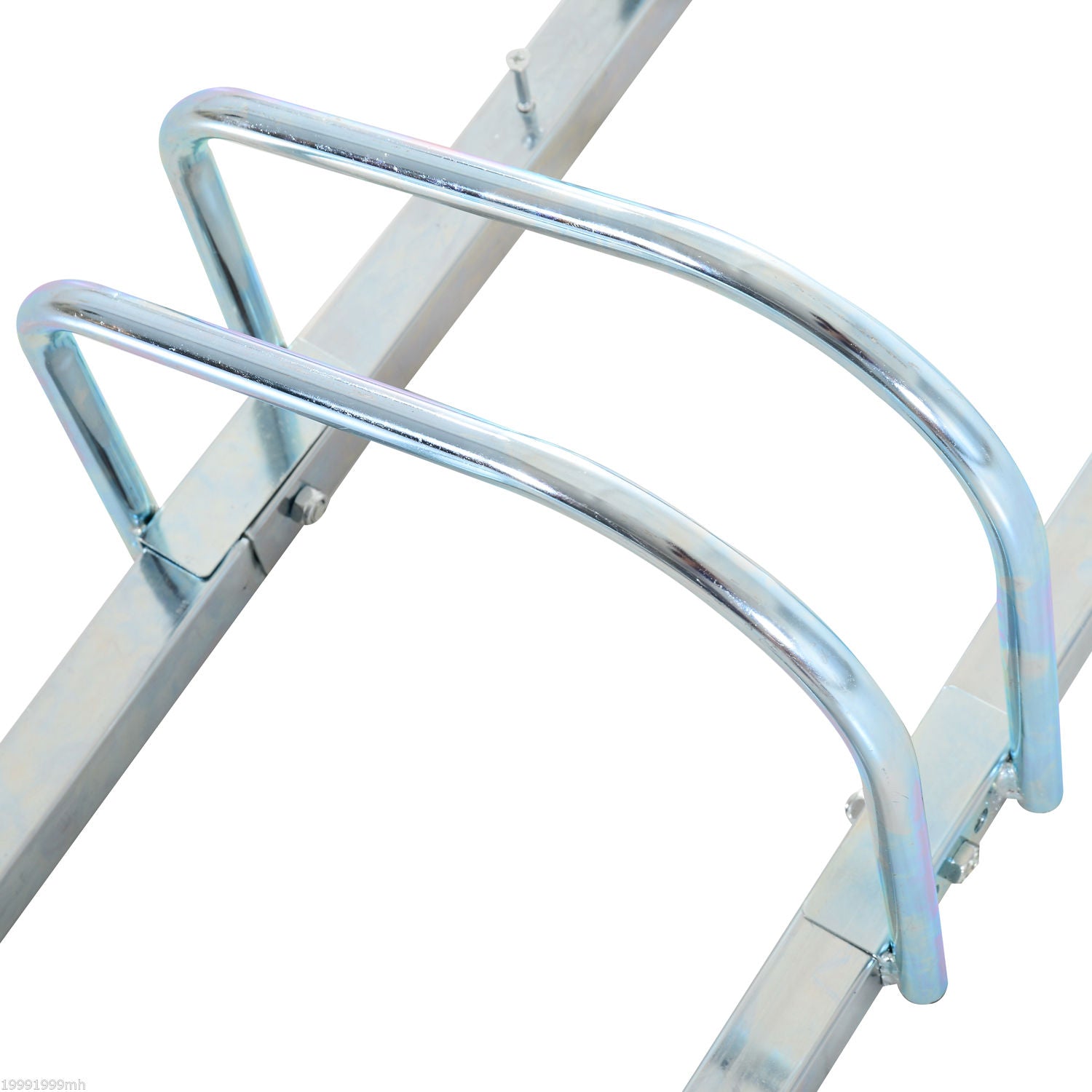 Suporte para Bicicletas – 76x33x27cm – Prateado – Aço Galvanizado