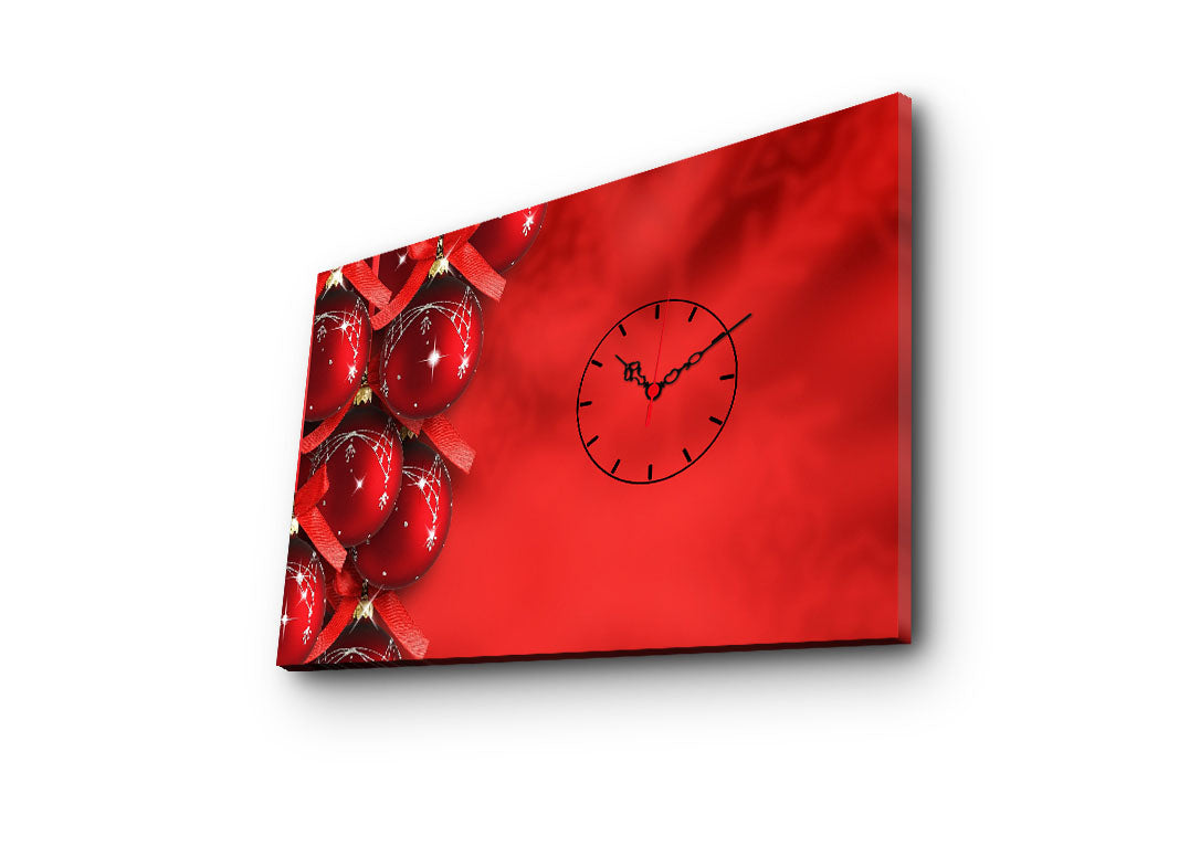 Relógio de Parede Decorativo em Tela Suede Multicolor 45x70 cm com Moldura de Madeira 3 cm