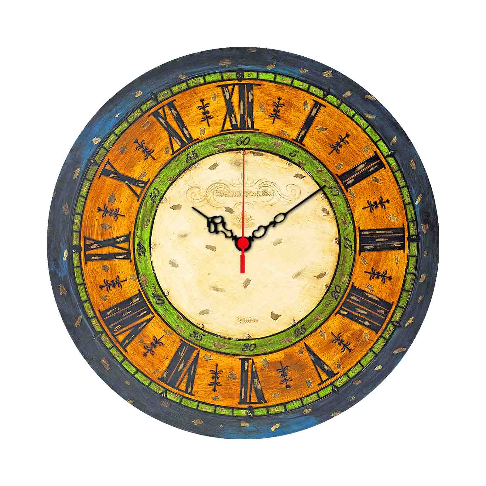 Relógio Decorativo MDF Ms-01 Multicolor 42cm - Design Premium
