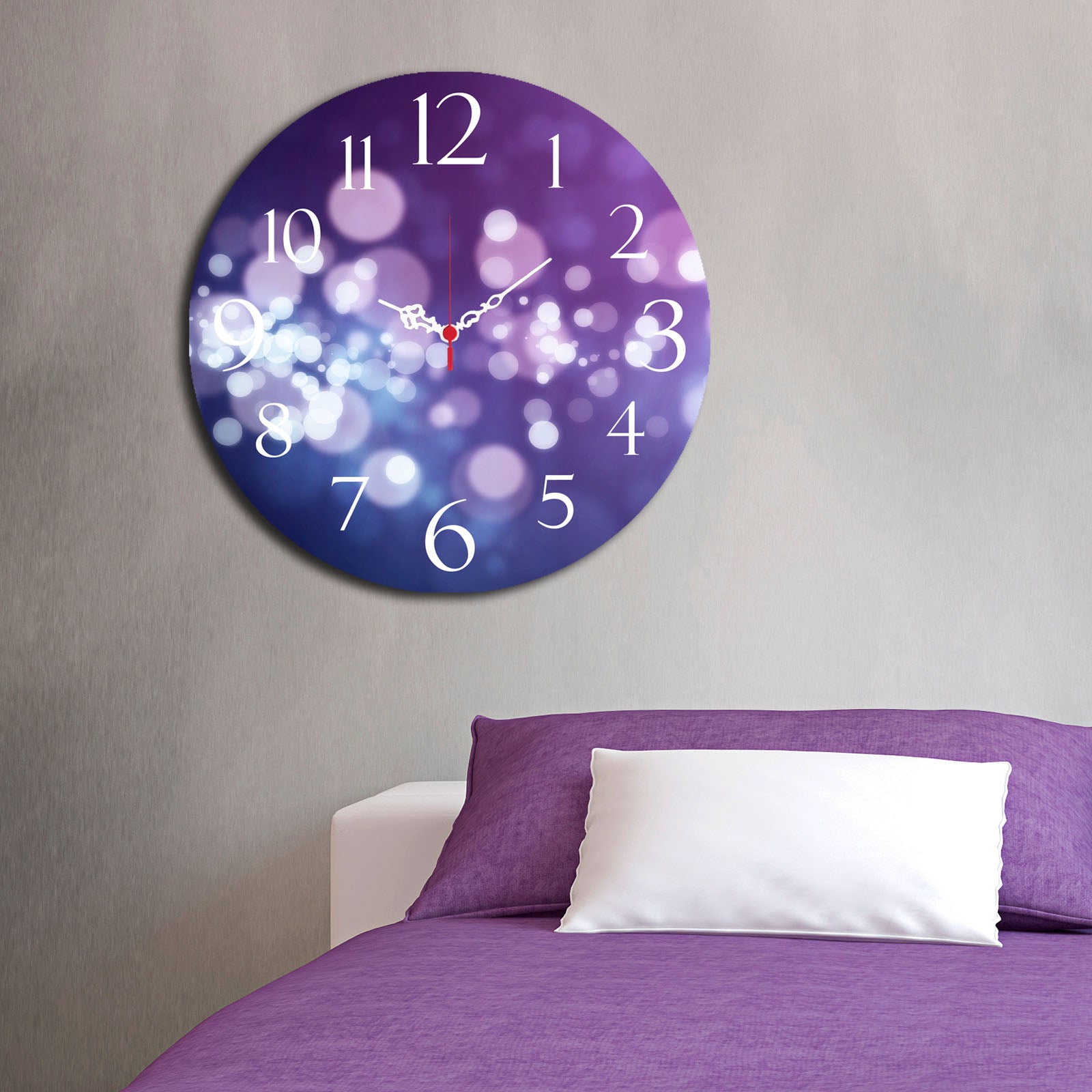 Relógio Decorativo MDF Ms-04 Multicolor - Design Moderno 40cm