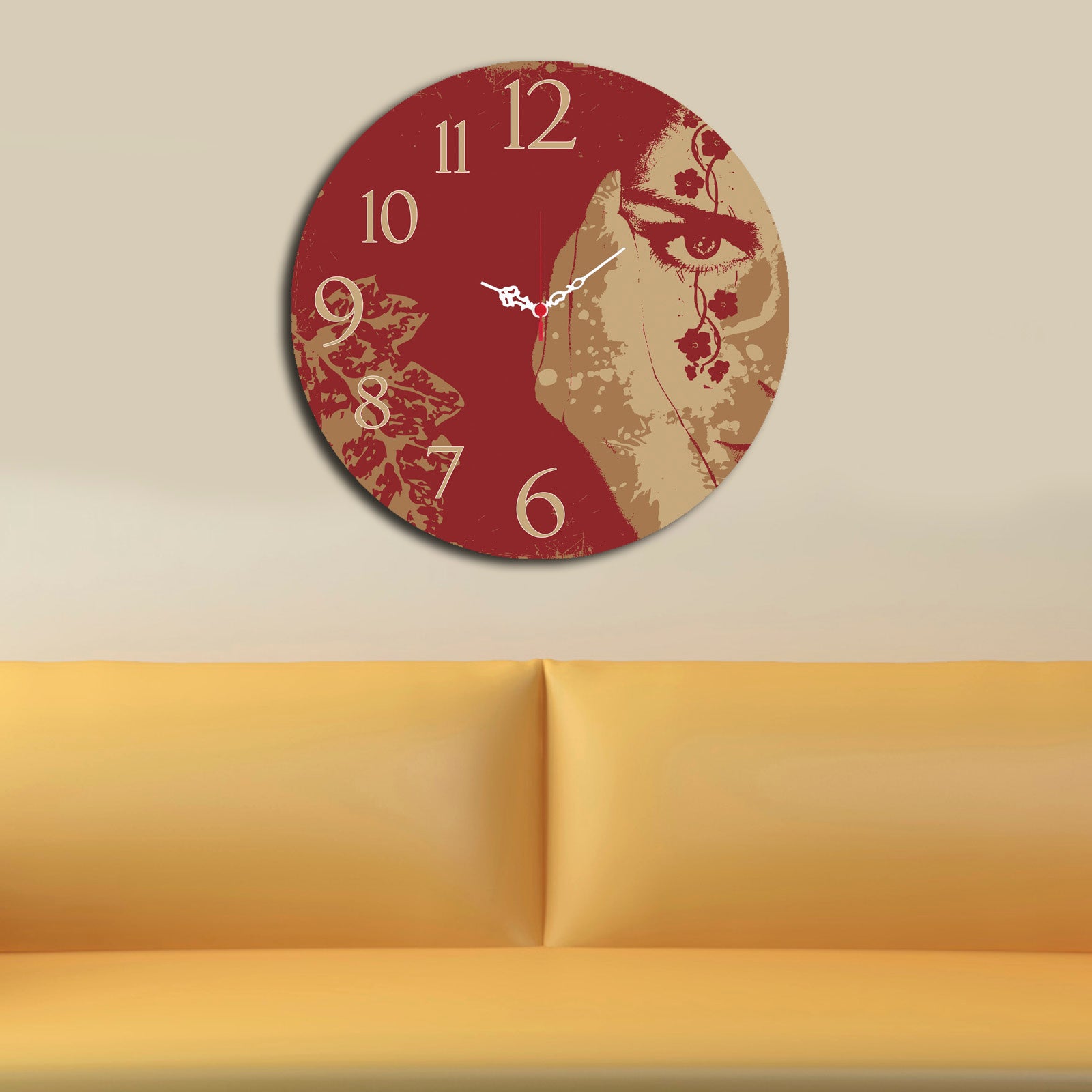 Relógio Decorativo Ms-08 Multicolor - Design Moderno 40cm