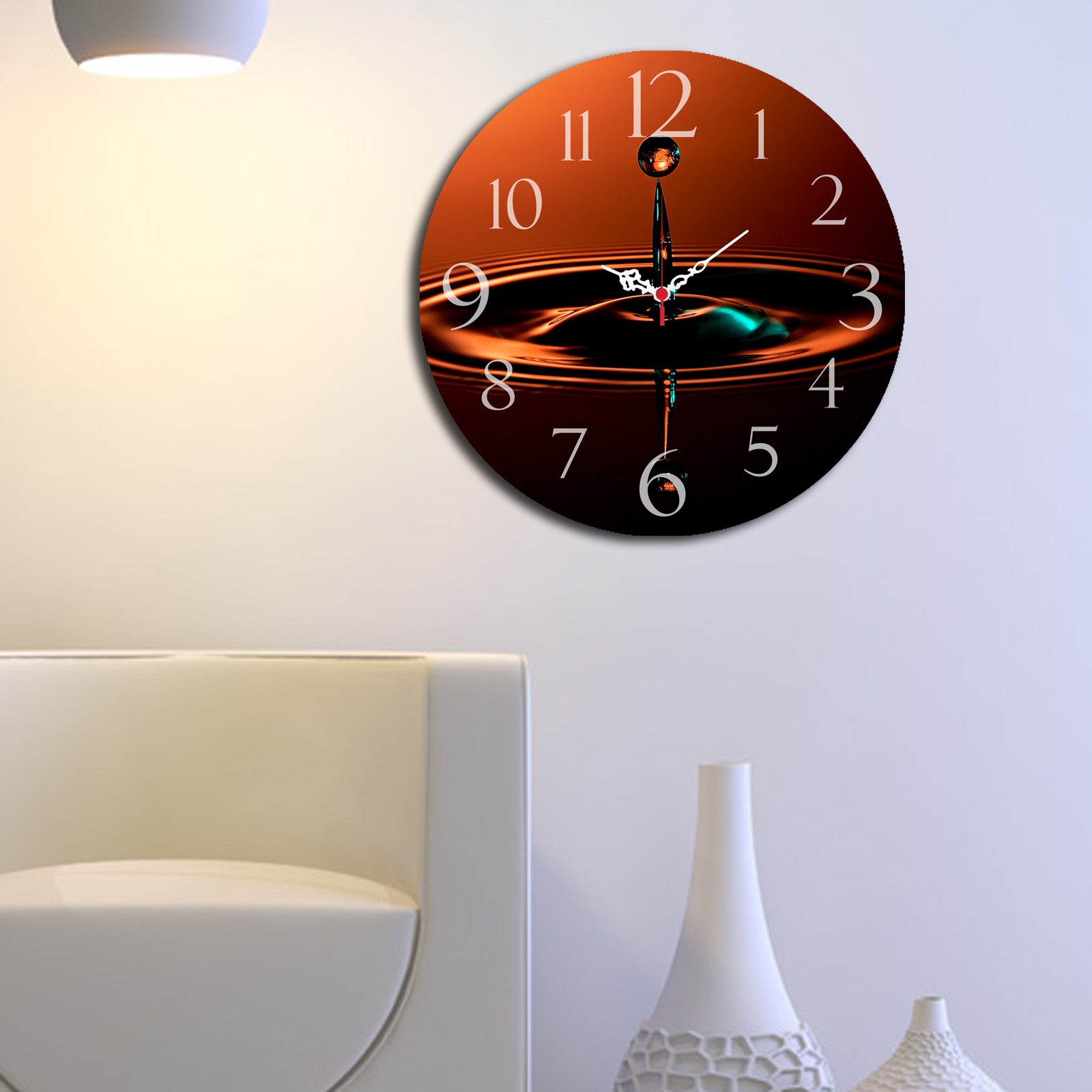 Relógio Decorativo MDF Ms-09 Multicolor - Design Moderno 40cm
