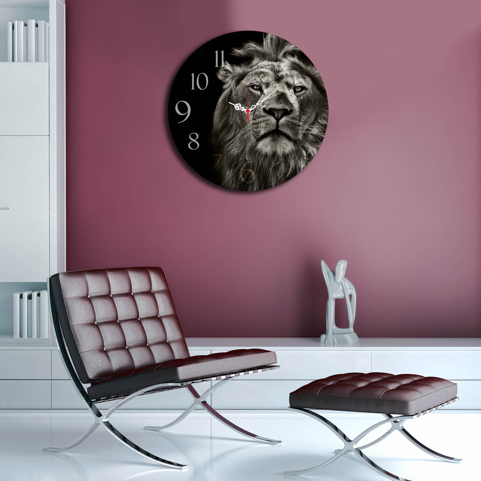 Relógio Decorativo Ms-24 Multicolor - Design Moderno MDF 40cm