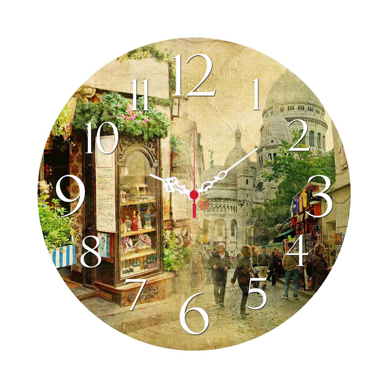 Relógio Decorativo MDF Ms-47 Multicolor - Design Moderno 40cm