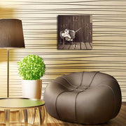Relógio Decorativo MDF Multicolor 40x40cm - Design Exclusivo