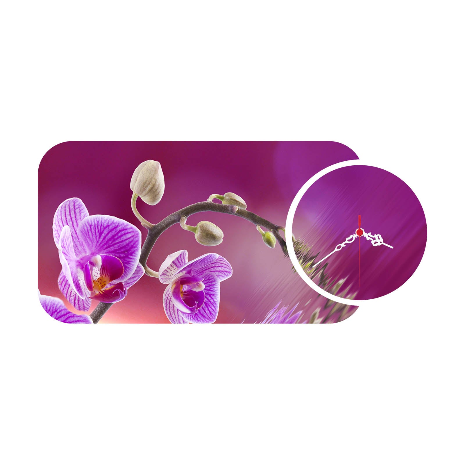 Relógio Decorativo MDF Multicolor 2 Peças - Design Moderno YMS-24