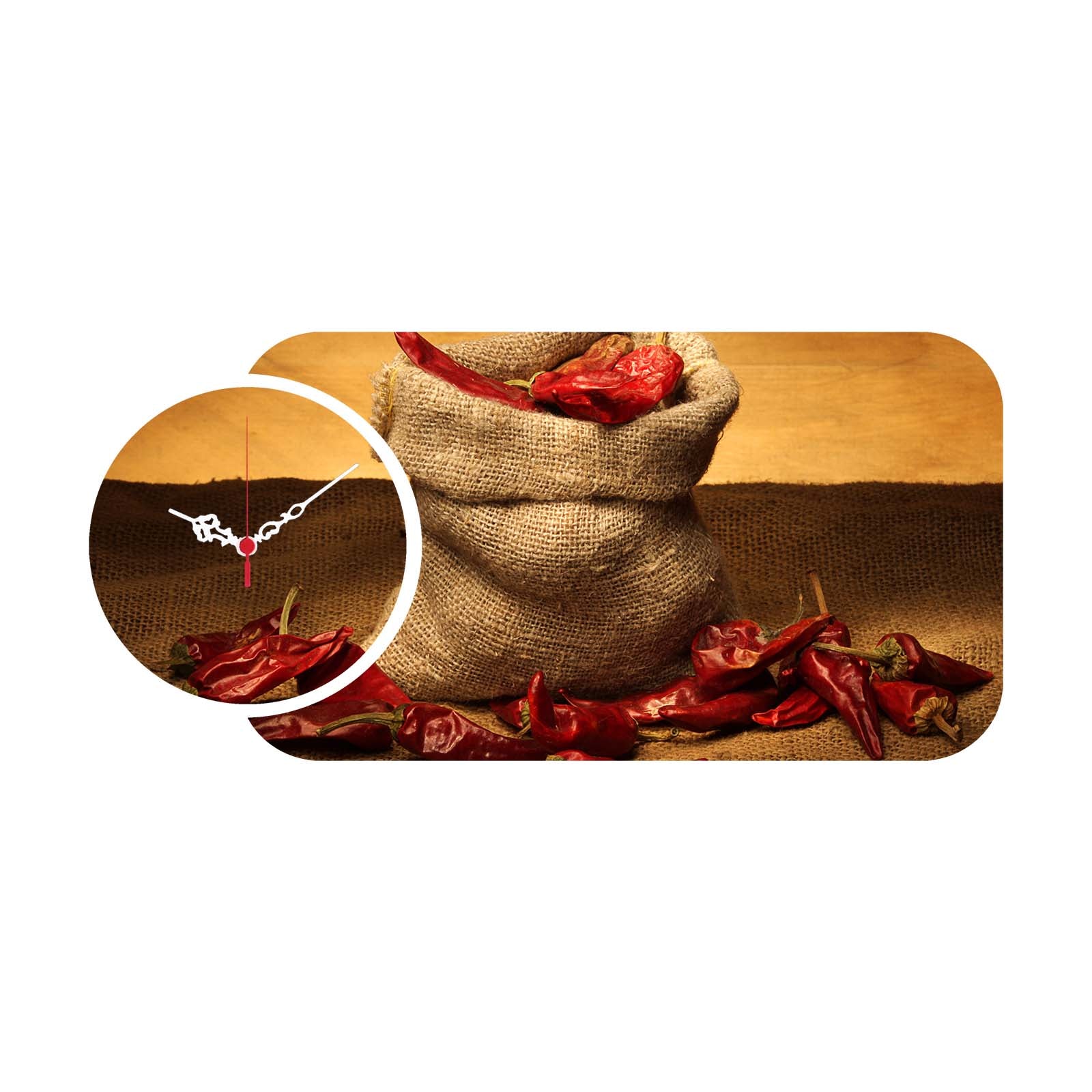 Relógio Decorativo Multicolor MDF - Conjunto 2 Peças YMS-64