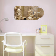 Relógio Decorativo MDF Multicolor YMS-79 - 2 Peças Premium