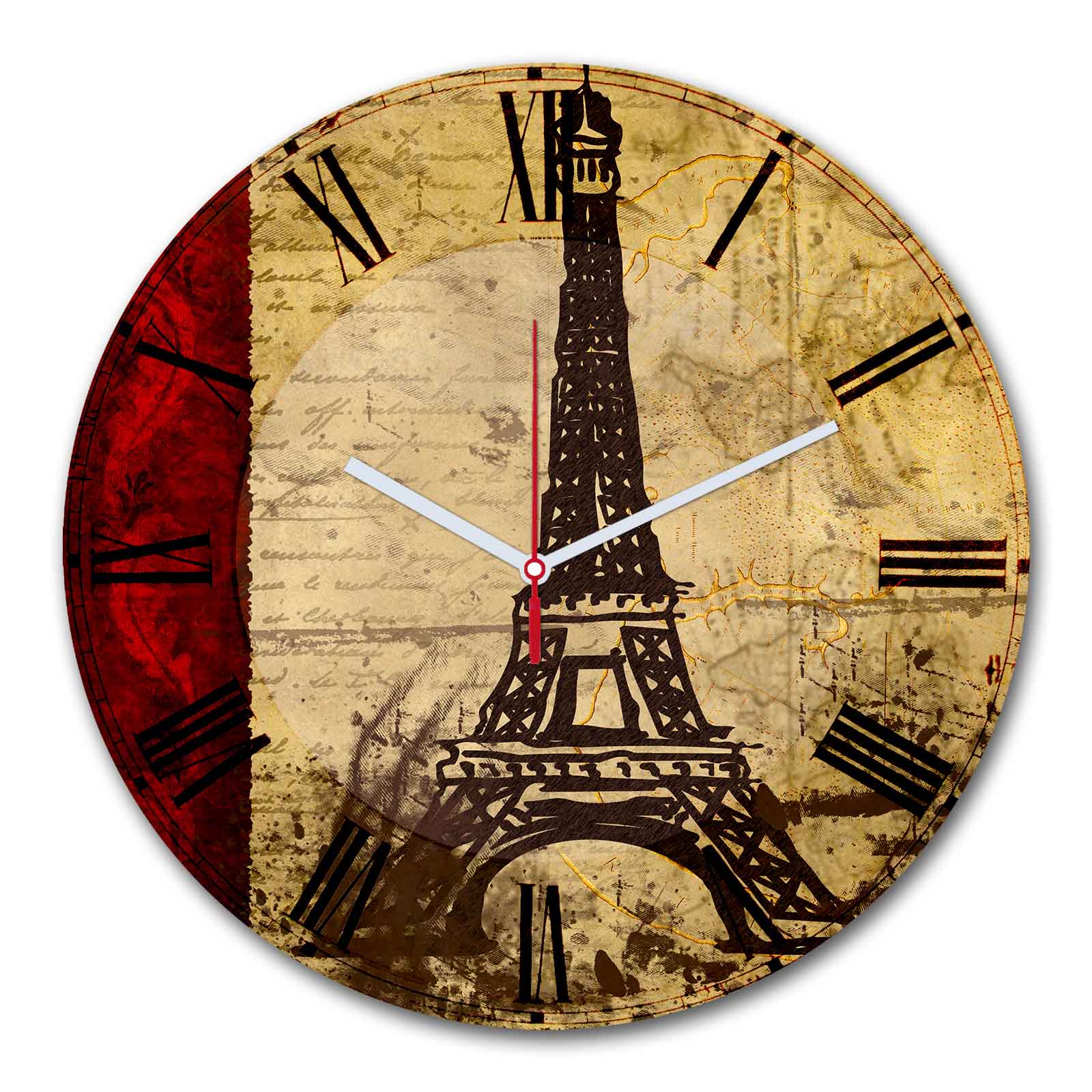 Relógio Decorativo MDF Multicolor Premium - Diâmetro 30cm