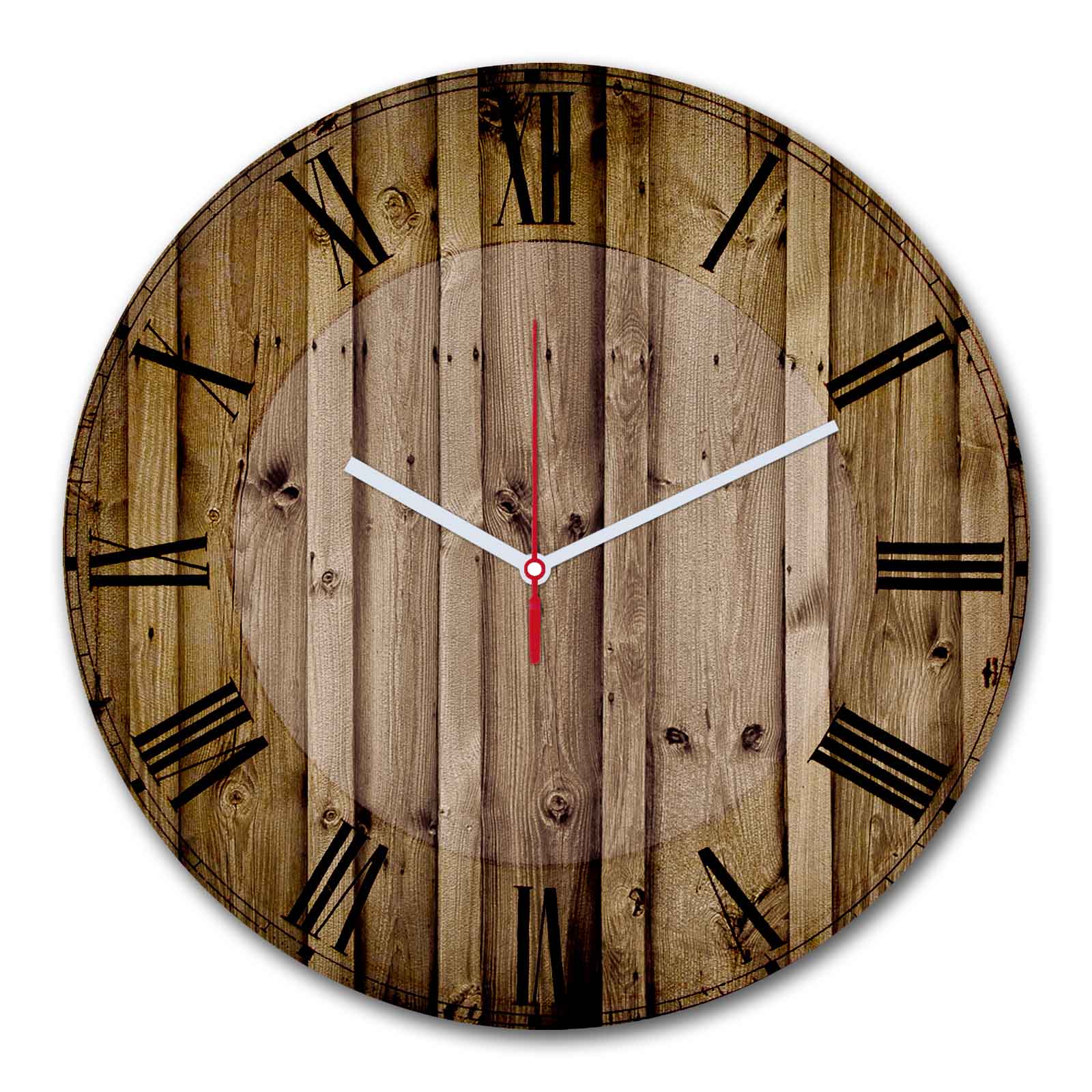 Relógio Decorativo MDF Multicolor 30cm - Design Moderno Premium