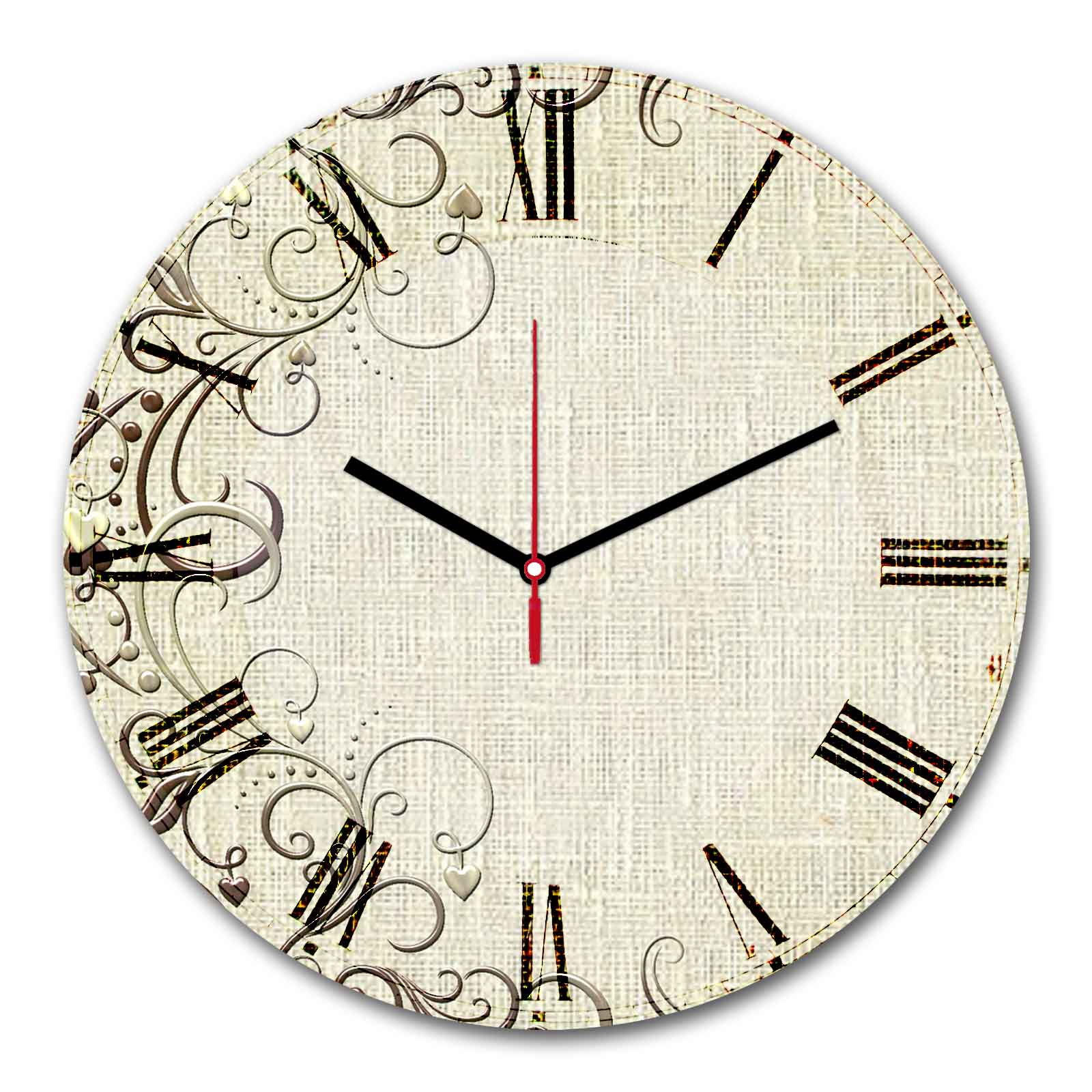 Relógio Decorativo MDF Multicolor 30cm - Design Exclusivo Premium