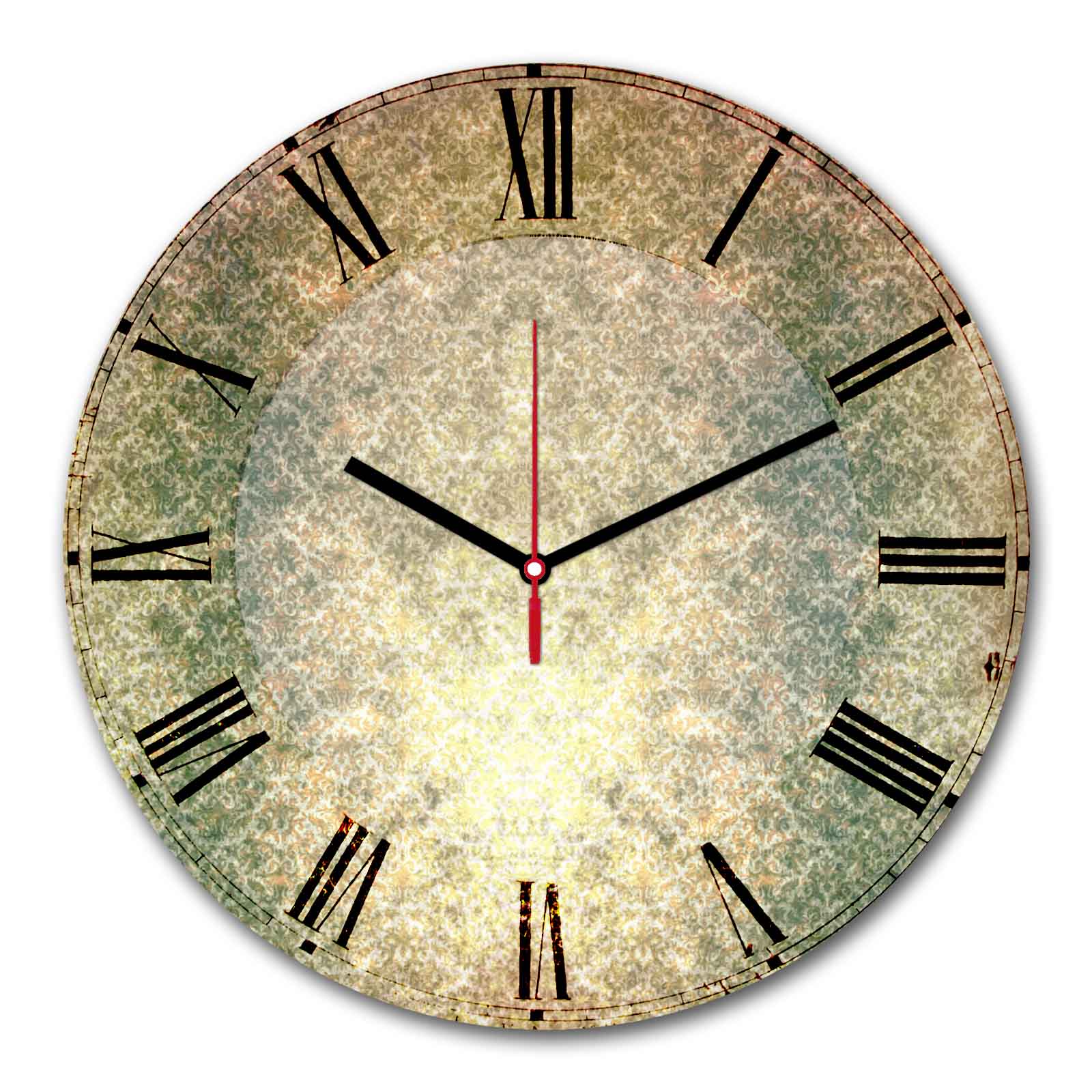 Relógio de Parede Decorativo MDF Multicolor 30cm - Design Moderno