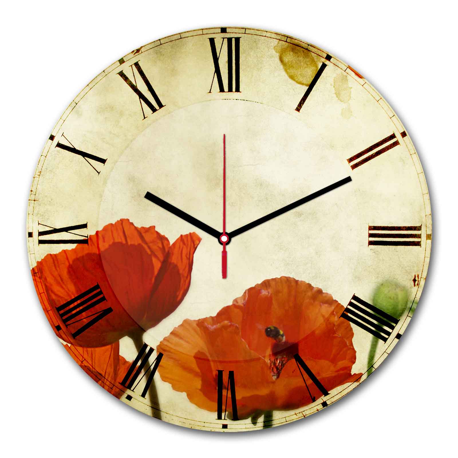 Relógio Decorativo MDF Multicolor 30cm - Design Moderno Premium
