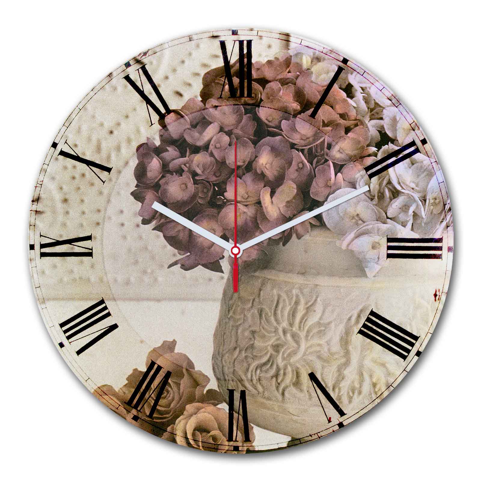 Relógio de Parede MDF Multicolor 30cm - Design Decorativo Moderno