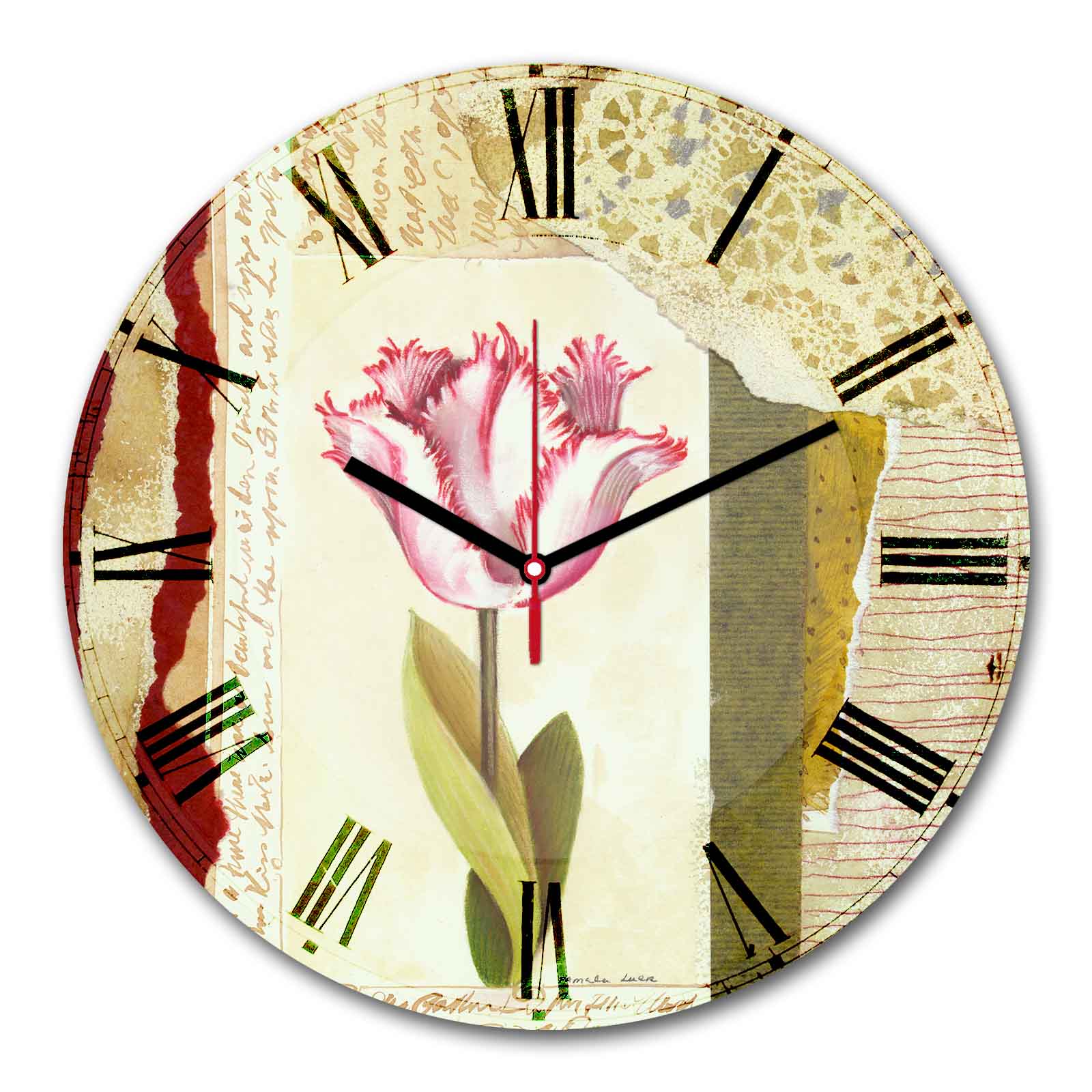 Relógio Decorativo MDF Multicolor 30cm - Design Moderno Premium