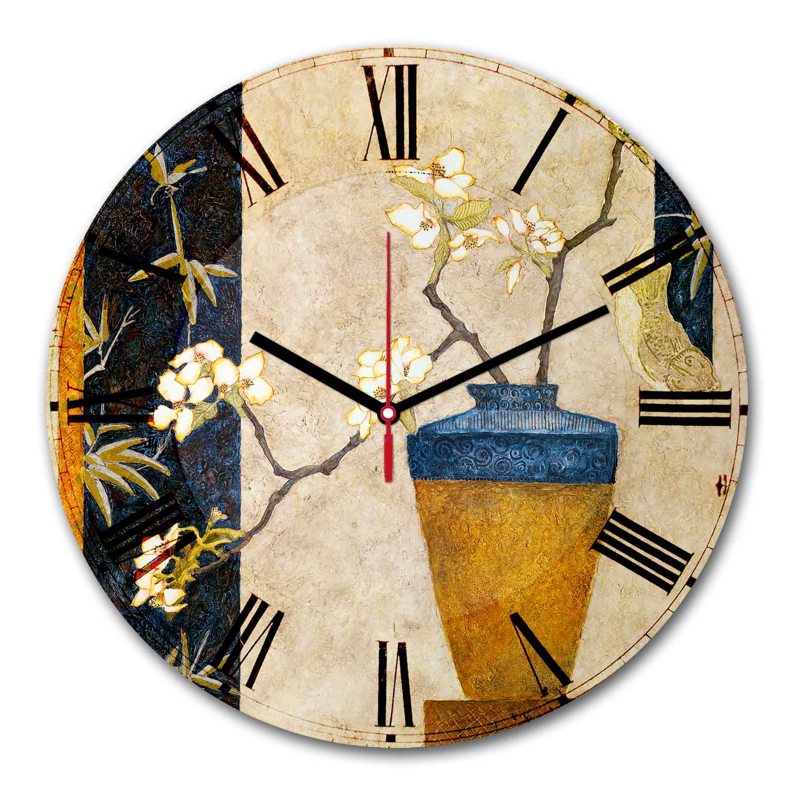 Relógio Decorativo MDF Multicolor 30cm - Design Moderno Premium