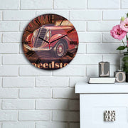 Relógio Decorativo MDF Multicolor 30cm - Design Premium