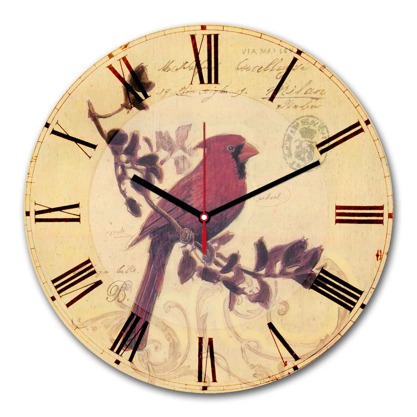 Relógio Decorativo MDF Multicolor - Design Moderno 30cm
