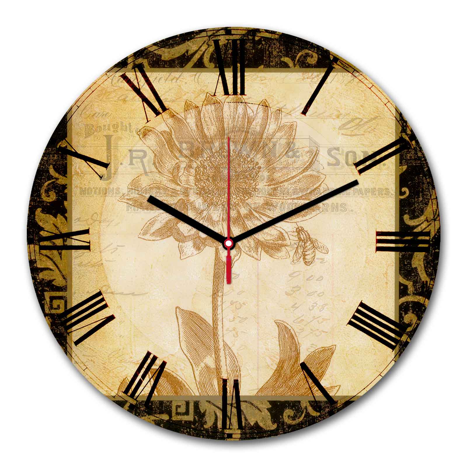 Relógio Decorativo MDF Multicolor 30cm - Design Moderno Premium