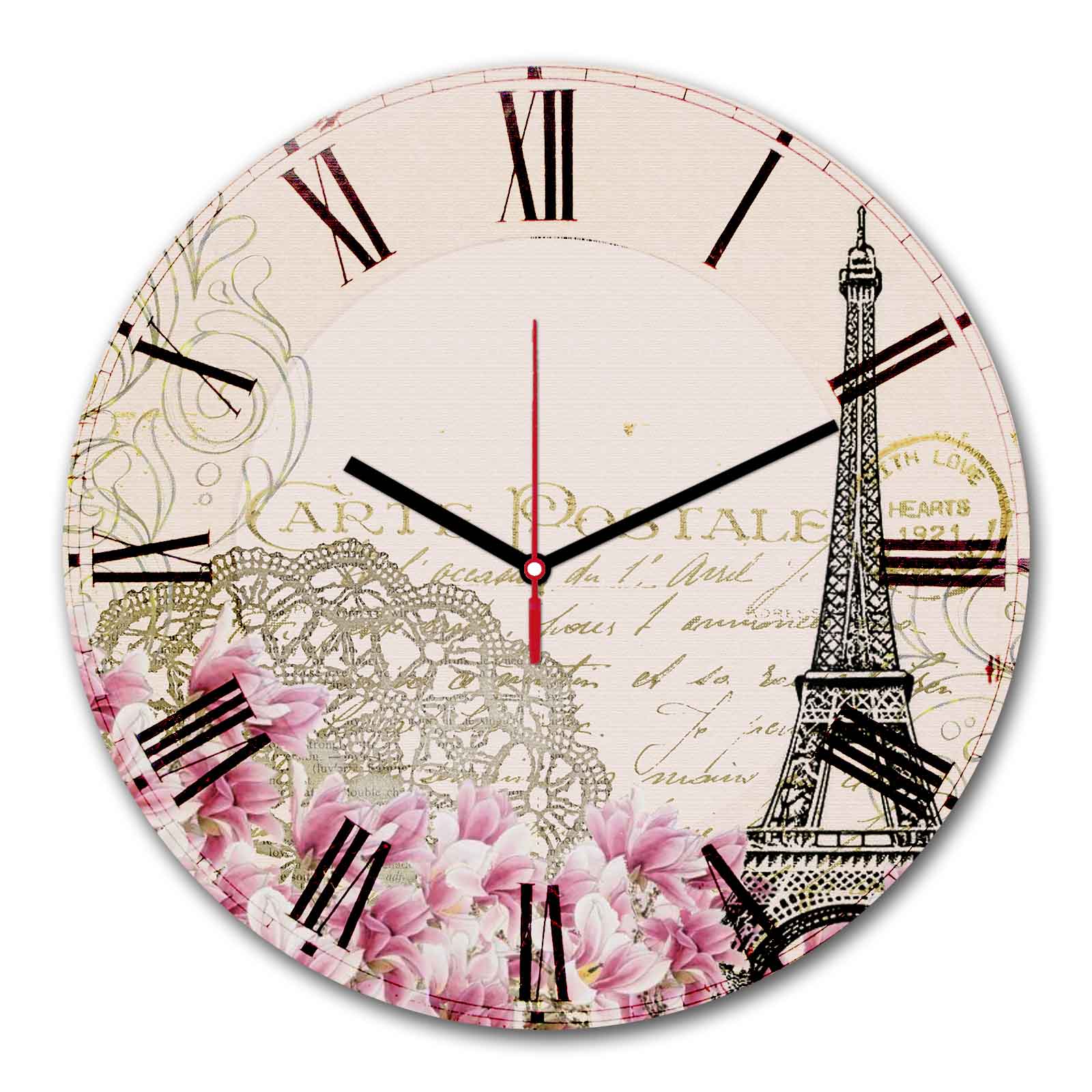 Relógio Decorativo MDF Multicolor 30cm - Design Exclusivo