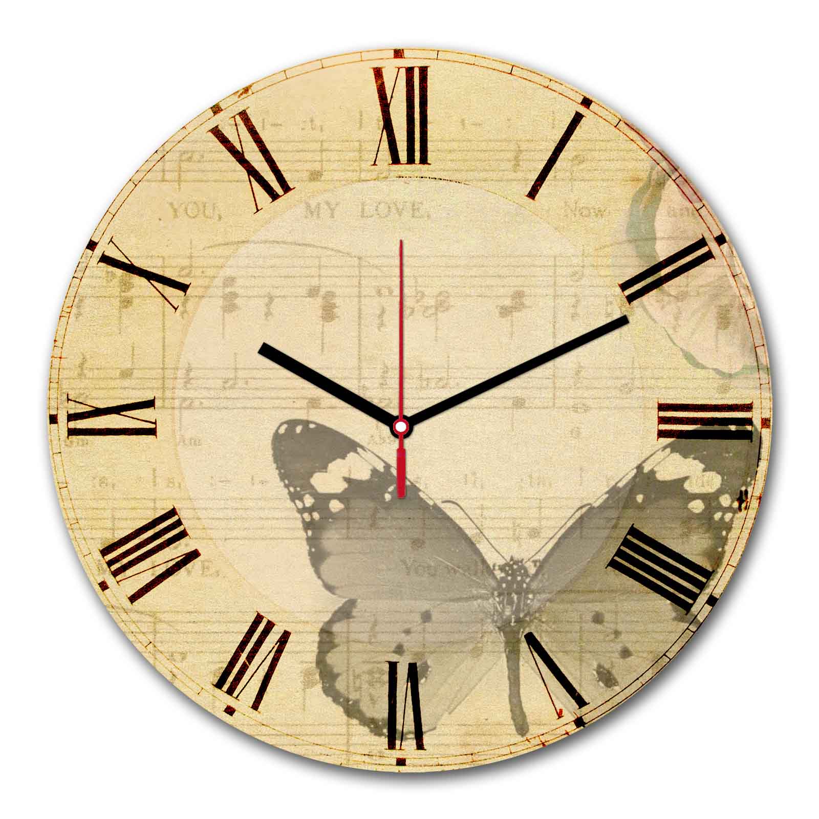 Relógio Decorativo MDF Multicolor 30cm - Design Moderno Premium