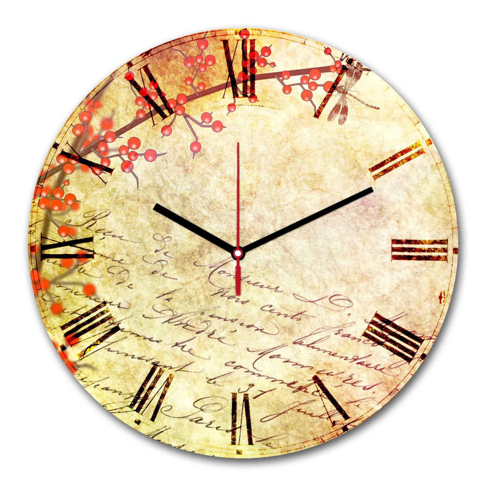 Relógio Decorativo MDF Multicolor 30cm - Design Moderno Premium