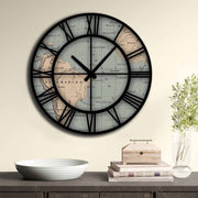 Relógio Decorativo MDF Multicolor 50cm - Design Moderno Premium