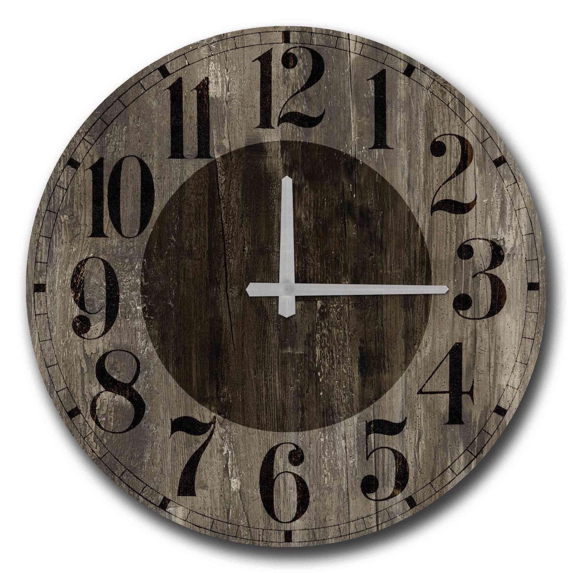 Relógio Decorativo MDF Multicolor 50cm - Design Moderno Premium